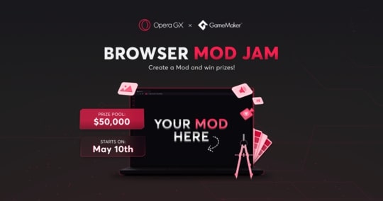 GameMaker and Opera GX team up for the Browser Mod Jam